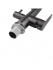 Кухонный смеситель с подключением к фильтру Kroner KRP Edelstahl Klassisch - PVD03817BLK