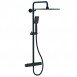 Чёрная Душевая система с термостатом Koer KB-53011-05 KR4723