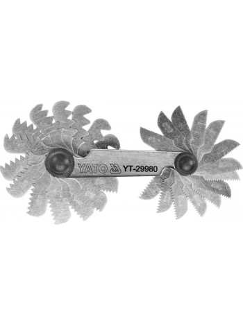 Резьбомер метрический Yato YT-29980