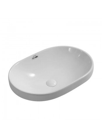 Раковина врезная на столешницу Mixxus Premium ELLIPSE-1601 600х400х190 мм с переливом MP6569