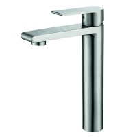 Кран для раковины в ванную Koer KI-11015-02 высокий из нерж. стали KR4782