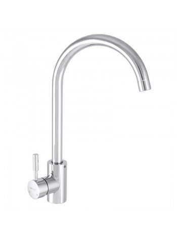 Чёрный смеситель для кухни MIXXUS SUS 011 SS2811 из нержавеющей стали