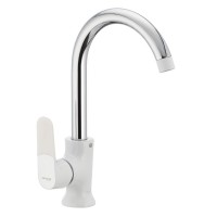 Кухонный смеситель белый MIXXUS Premium Tiger 014 MI0573