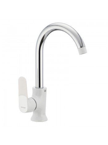 Кухонный смеситель белый MIXXUS Premium Tiger 014 MI0573