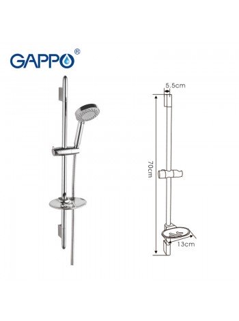 Душевая стойка Gappo с мыльницей G8008