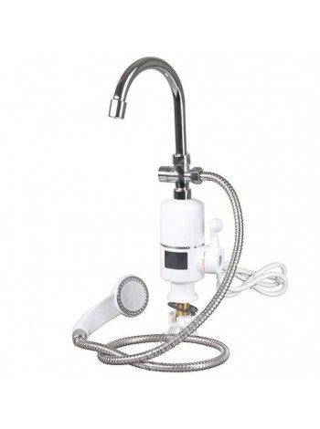Кран водонагреватель с душем и датчиком температуры Wezer SDR-B05ST