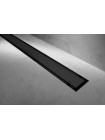 Трап для душа под плитку 90 см с поворотным сифоном Neo & Pure Pro Black 900 REA-G8908 чёрный