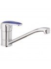 Смеситель для кухни HAIBA MAGIC 555 с синей ручкой HB0668