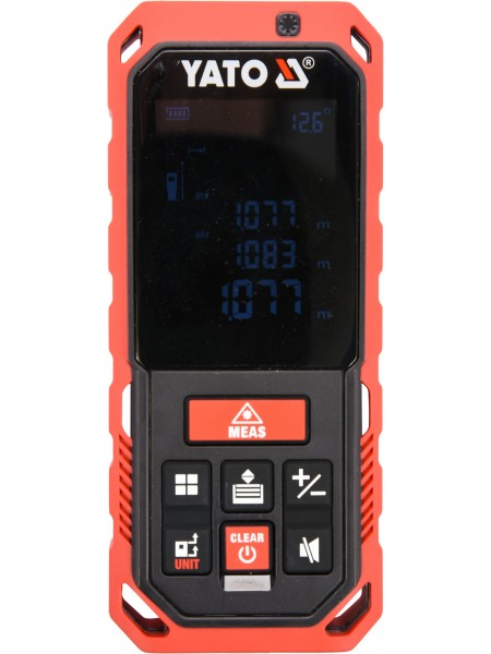 Лазерная рулетка дальномер до 40м Yato YT-73126