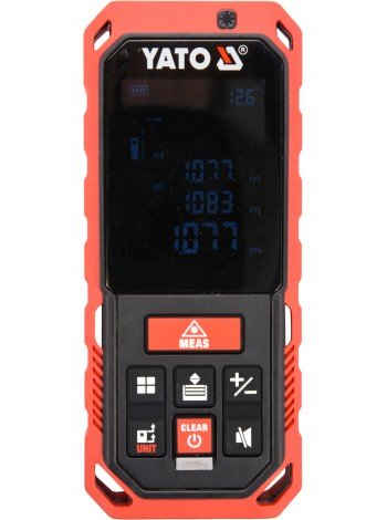 Лазерная рулетка дальномер до 40м Yato YT-73126