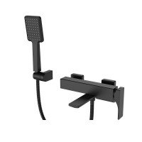 Чёрный Смеситель в ванную с коротким изливом Koer KB-41010-05 KR3485