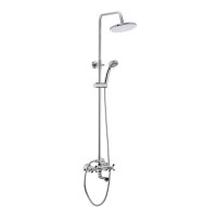 Душевая стойка с тропическим душем MIXXUS PREMIUM ретро -009-J MI1675 хром
