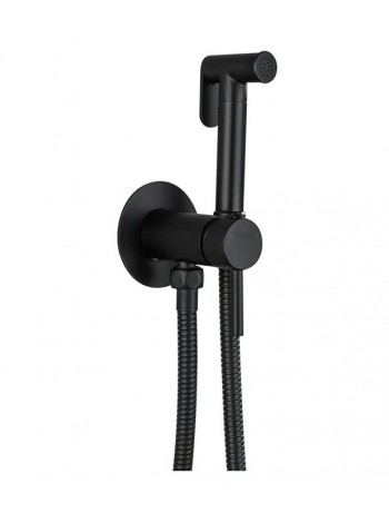 Frap F7505-6 Змішувач гігієнічний чорного кольору