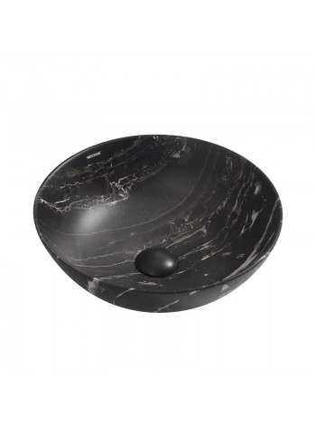 Раковина накладная Mixxus Premium ELLIPSE-0106 MARBLE 390х390х140 мм MP6533