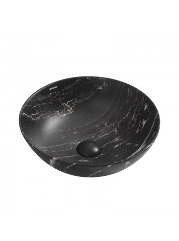 Раковина накладна Mixxus Premium ELLIPSE-0106 MARBLE 390х390х140 мм MP6533