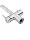 Кухонный смеситель с подключением к фильтру Kroner KRP Edelstahl Klassisch - ESG03811 из нержавеющей стали