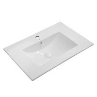 Раковина на столешницу Mixxus Premium CUBIC-1502 710х460х170 мм с отверстием под смеситель и переливом 
