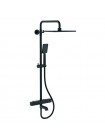 Чёрная душевая система с термостатом Koer KB-57011-05 KR4725