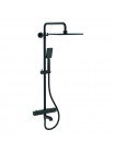 Чёрная душевая система с термостатом Koer KB-57011-05 KR4725