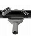 Трап для душа под плитку 90 см с поворотным сифоном Neo Slim Pro Black 900 REA-G8903 чёрный