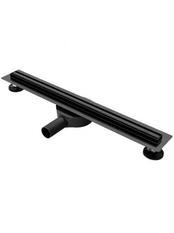 Трап для душа под плитку 50 см с поворотным сифоном Neo Slim Pro Black 500 REA-G6992 чёрный