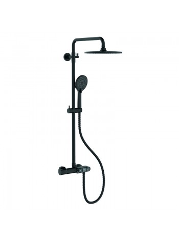 Чорна Душева система з термостатом Koer KB-55014-05 KR4733