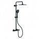 Чорна Душева система з термостатом Koer KB-55014-05 KR4733