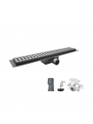 Трап для душової кабіни 900 мм Koer Fd35-70×900 Graphite із сухим затвором KR5144