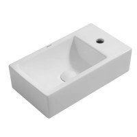 Раковина чаша у ванну Mixxus Premium QUADRO-0207 480х260х125 мм з отвором під змішувач MP6503