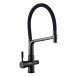 Чёрный смеситель для кухни на две воды MIXXUS PREMIUM BAROLO 021 BLACK MI5927