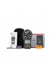 Анемометр крыльчатый USB, Bluetooth 0,3-30м/с, -10-45°C WINTACT WT87B