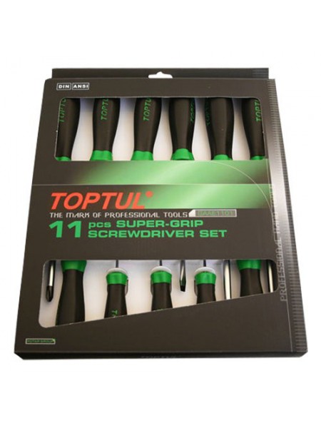 Набор отверток  11 ед.  TOPTUL GAAE1101