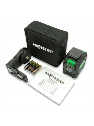 Лазерный уровень, H360°/1V, (зеленый луч) PROTESTER LL305G