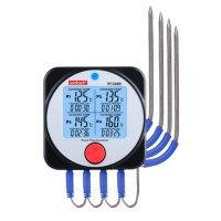 Термометр пищевой электронный 4-х канальный Bluetooth, -40-300°C WINTACT WT308B