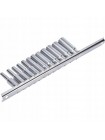 Набор головок длинных на планке TOPTUL 1/4" 12ед. 4-13мм GAAQ0802U