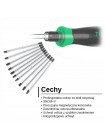 Набір викрутка з насадками 20 в 1 TOPTUL (PH,PZ,SL,Hex,Torx) GAAI2101