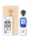 Цифровой крыльчатый анемометр 0,3-30м/с, -10-45°C WINTACT WT82