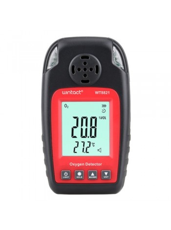 Датчик концентрації кисню O2 термометр (0-25% VOL 0-50°C) WINTACT WT8821