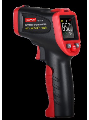 ІНФРАЧЕРВОНИЙ пірометр (кол. дисплей, термопара) -50-850°C WINTACT WT323B