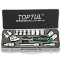 Набор инструмента  1/2"  15ед. (6-гр.)  Toptul GCAD1502