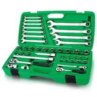Набор инструмента комбинированный 1/2"&1/4"  42 ед.  Toptul GAAI4201