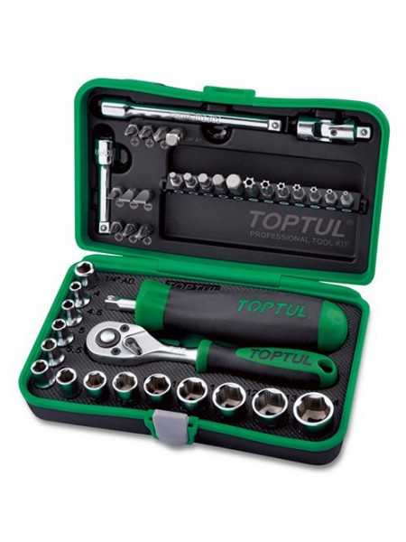 Професійний набір інструменту TOPTUL 1/4" 41ед. GADW4101