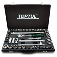 Комбінований набір інструментів TOPTUL 1/2" (дюйм метр.) 46ед. GCAD4601