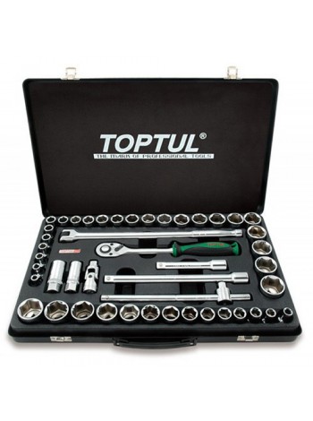 Комбінований набір інструментів TOPTUL 1/2" (дюйм метр.) 46ед. GCAD4601