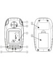 Детектор горючих газов + термометр (0-100%LEL, 0-50°C) WINTACT WT8823