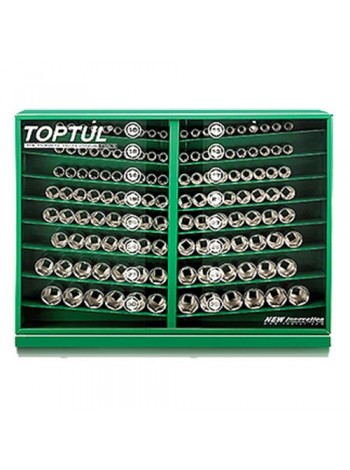 Полку виставкова для торцевих головок 1/2" TOPTUL TBAB0800