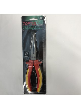 Плоскогубцы с удлиненными губками 8" 1000V VDE (chrome molybdenum) TOPTUL DGCB2208 Плоскогубцы с удлиненными губками 8" 1000V VDE (chrome molybdenum) TOPTUL DGCB2208