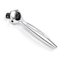 Трещотка 1/4" с шарниром (360°) 90 зубцов мини  TOPTUL CHKX0810