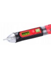 Безконтактний тестер напруги (12-1000 V/50/60Hz) зі світловою та звуковою індикацією WINTACT WT3010