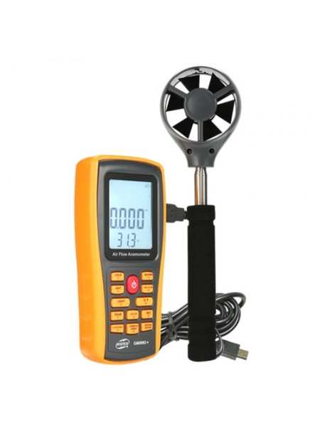 Анемометр професійний USB 0,3-45м/с, 0-45°C BENETECH GM8902X